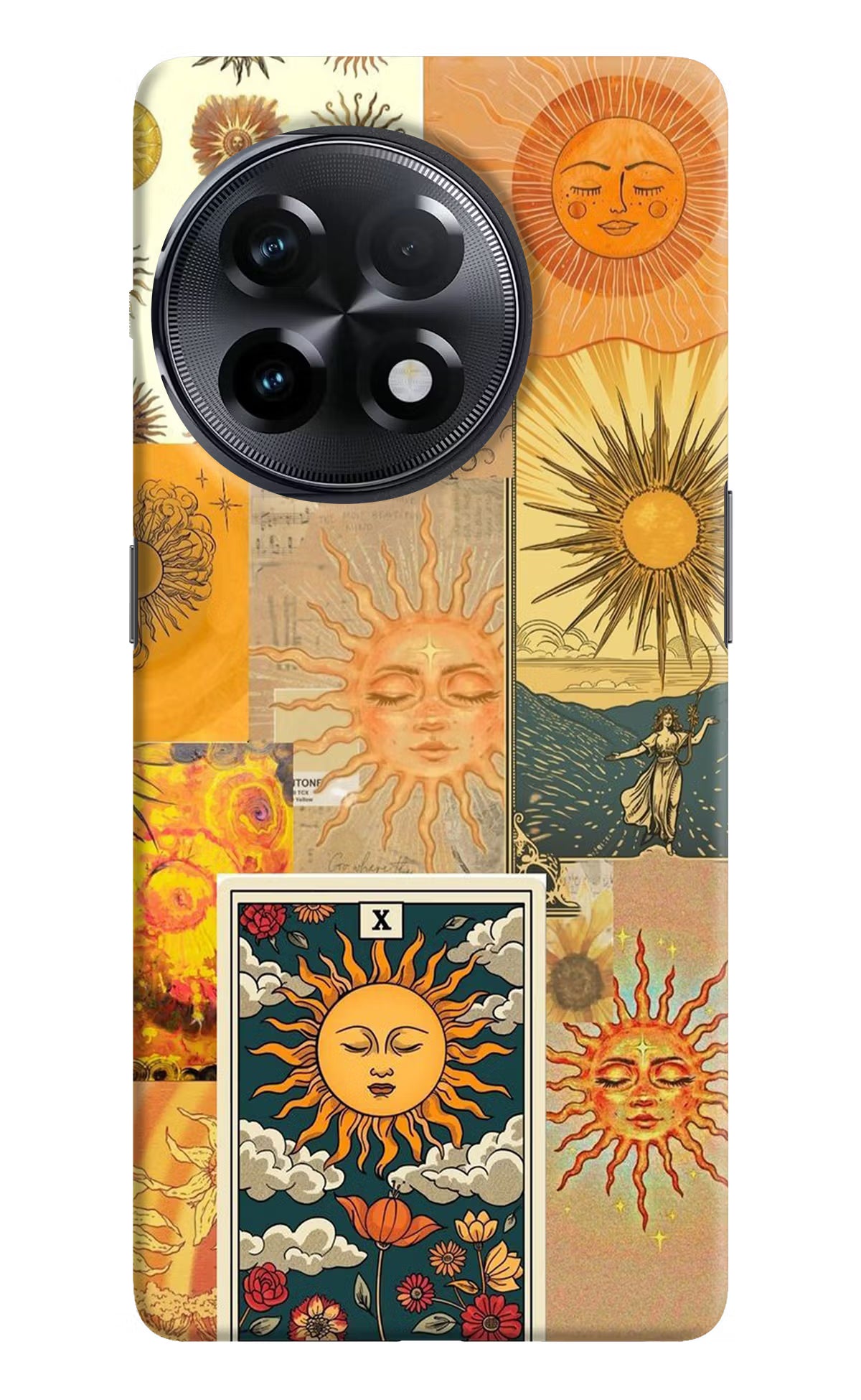 Sun OnePlus 11R Hard Case Back Cover by Casekaro