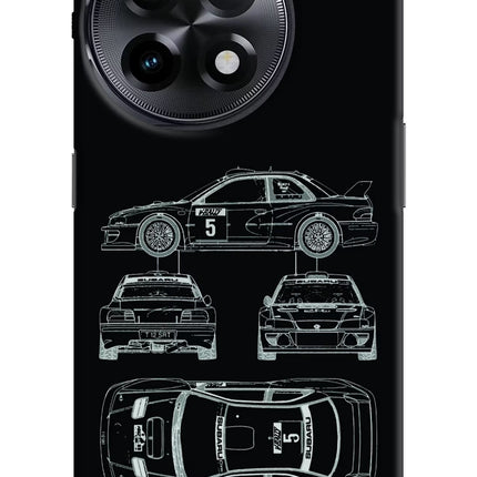 WRC'99 OnePlus 11R Hard Case Back Cover by Casekaro