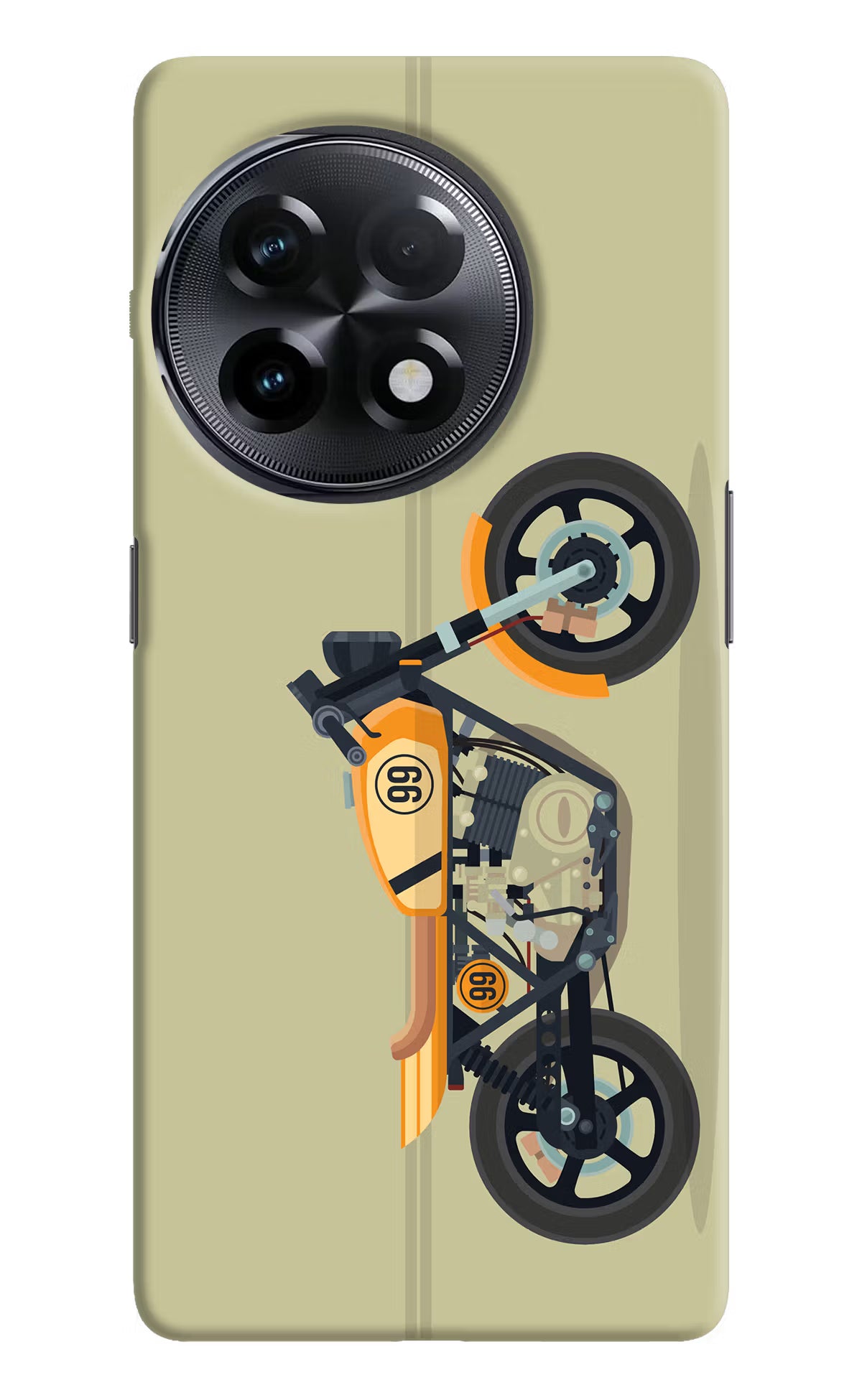 Vertical Speedster OnePlus 11R Hard Case Back Cover by Casekaro