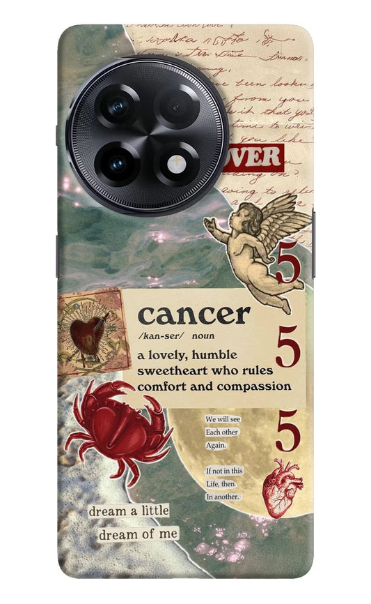 Cancer Zodiac OnePlus 11R Hard Case Back Cover by Casekaro