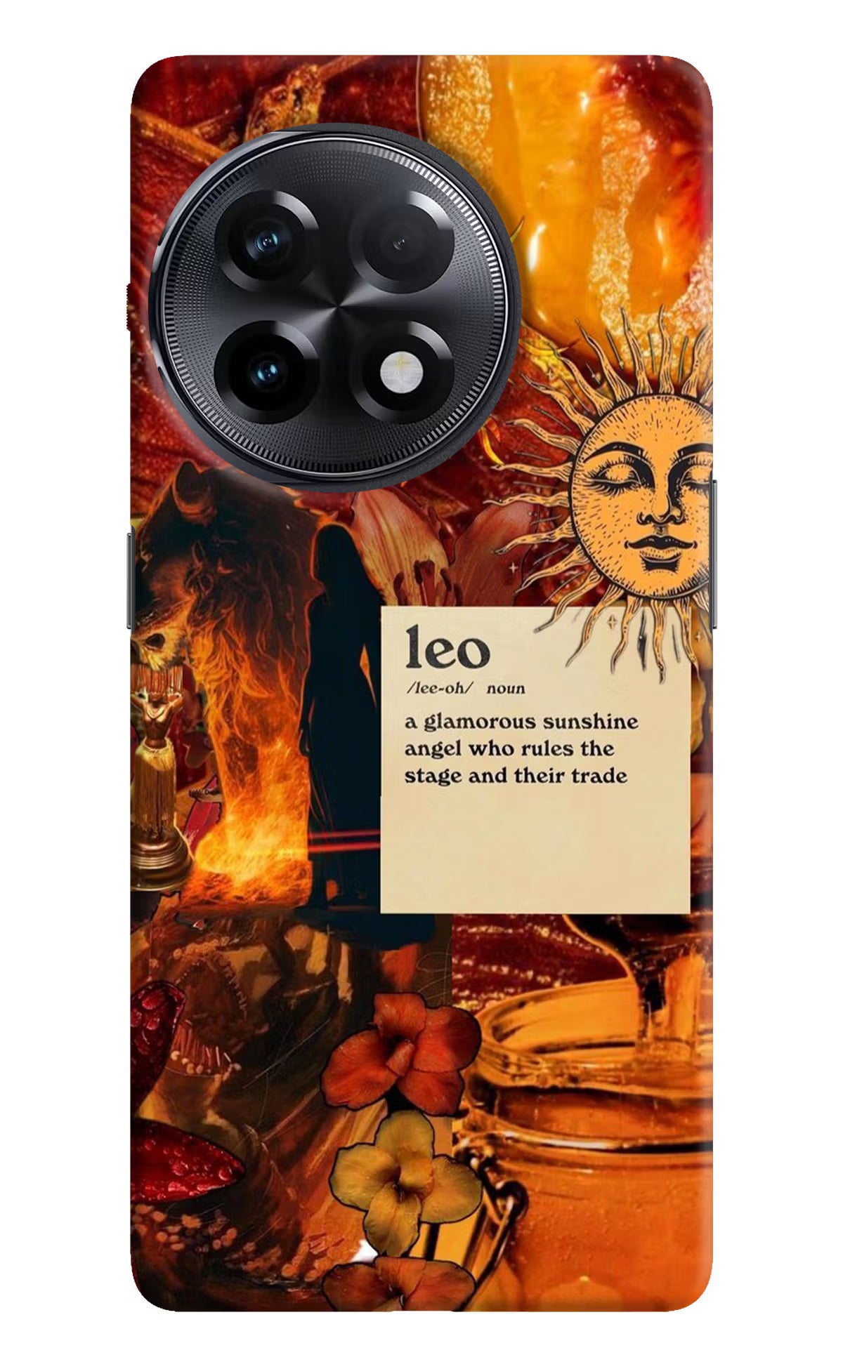 Leo Zodiac OnePlus 11R Hard Case Back Cover by Casekaro