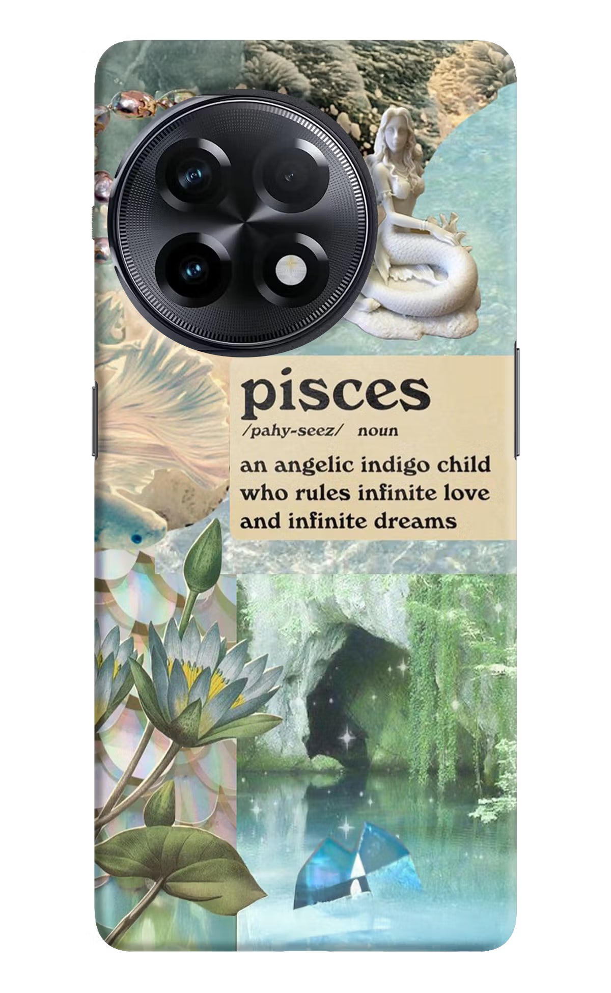 Pisces Zodiac OnePlus 11R Hard Case Back Cover by Casekaro