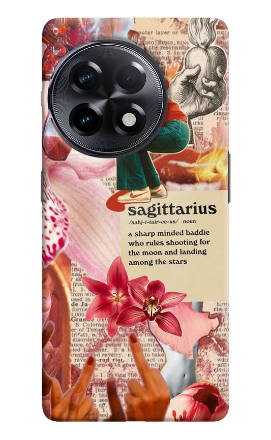 Sagittarius Zodiac OnePlus 11R Hard Case Back Cover by Casekaro