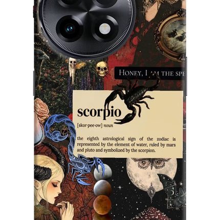 Scorpio Zodiac OnePlus 11R Hard Case Back Cover by Casekaro