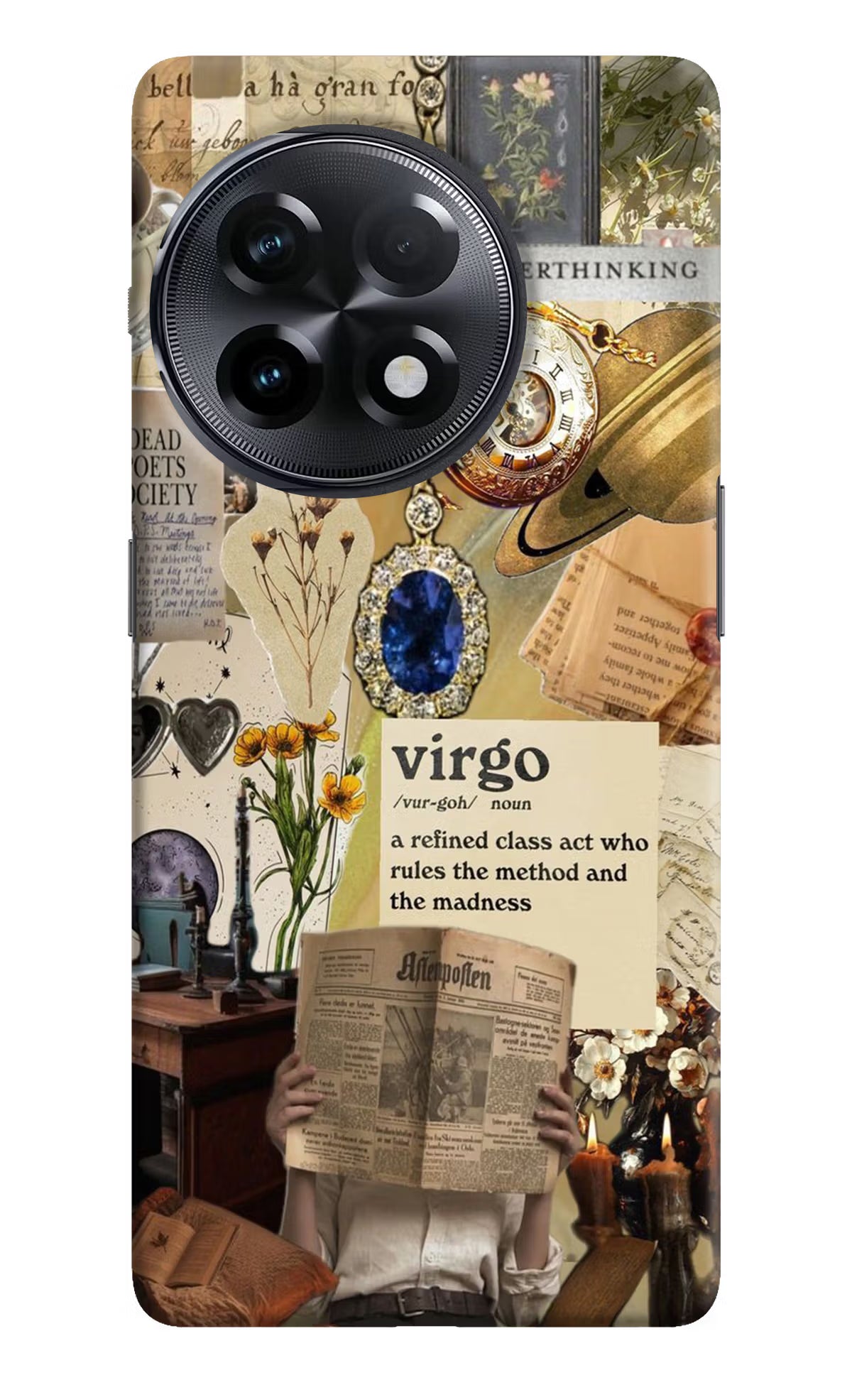 Virgo Zodiac OnePlus 11R Hard Case Back Cover by Casekaro