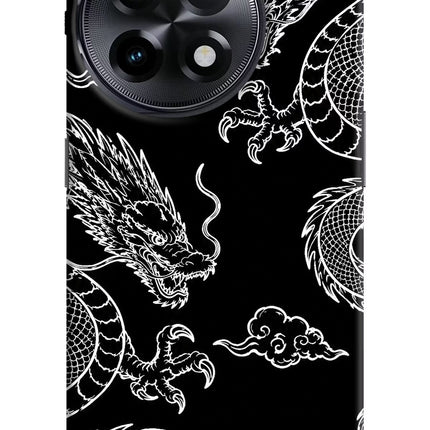 Twin Dragons OnePlus 11R Hard Case Back Cover by Casekaro