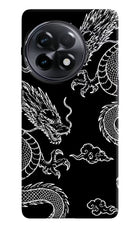 Twin Dragons OnePlus 11R Hard Case Back Cover by Casekaro