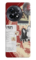Taylor Swift OnePlus 11R Hard Case Back Cover by Casekaro