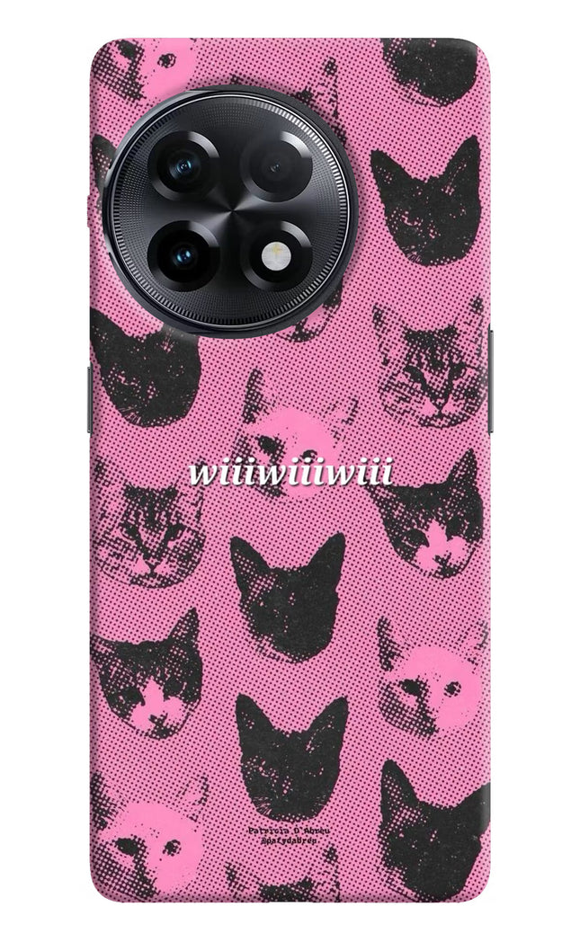 Pink Cats OnePlus 11R Hard Case Back Cover by Casekaro