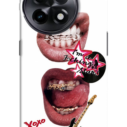Rockstar OnePlus 11R Hard Case Back Cover by Casekaro