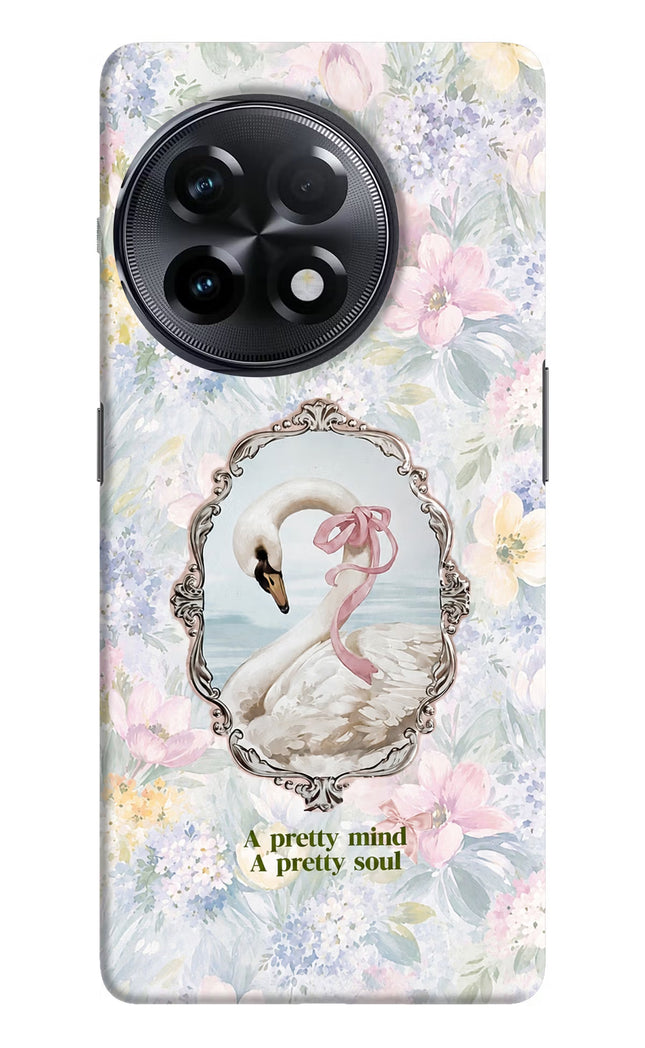 Pretty Mind Pretty Soul OnePlus 11R Hard Case Back Cover by Casekaro