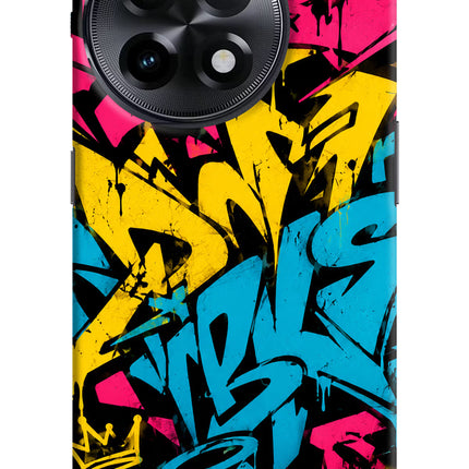 Graffiti Vibe OnePlus 11R Hard Case Back Cover by Casekaro