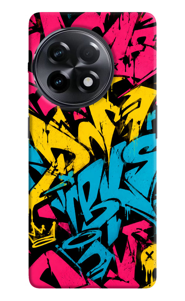 Graffiti Vibe OnePlus 11R Hard Case Back Cover by Casekaro