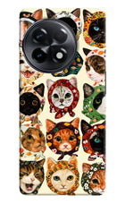 Cool Cat OnePlus 11R Hard Case Back Cover by Casekaro