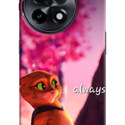 Always Cat OnePlus 11R Hard Case Back Cover by Casekaro