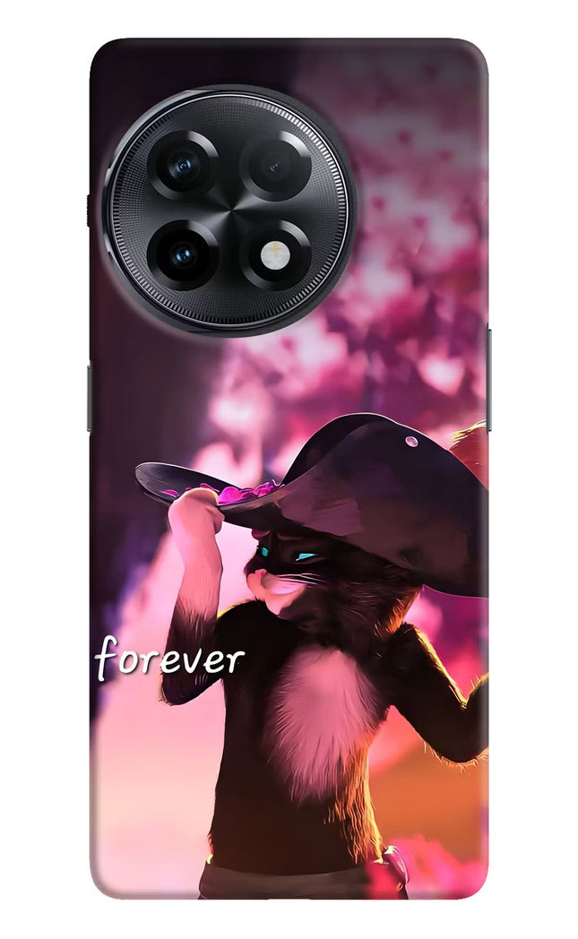 Forever Cat OnePlus 11R Hard Case Back Cover by Casekaro