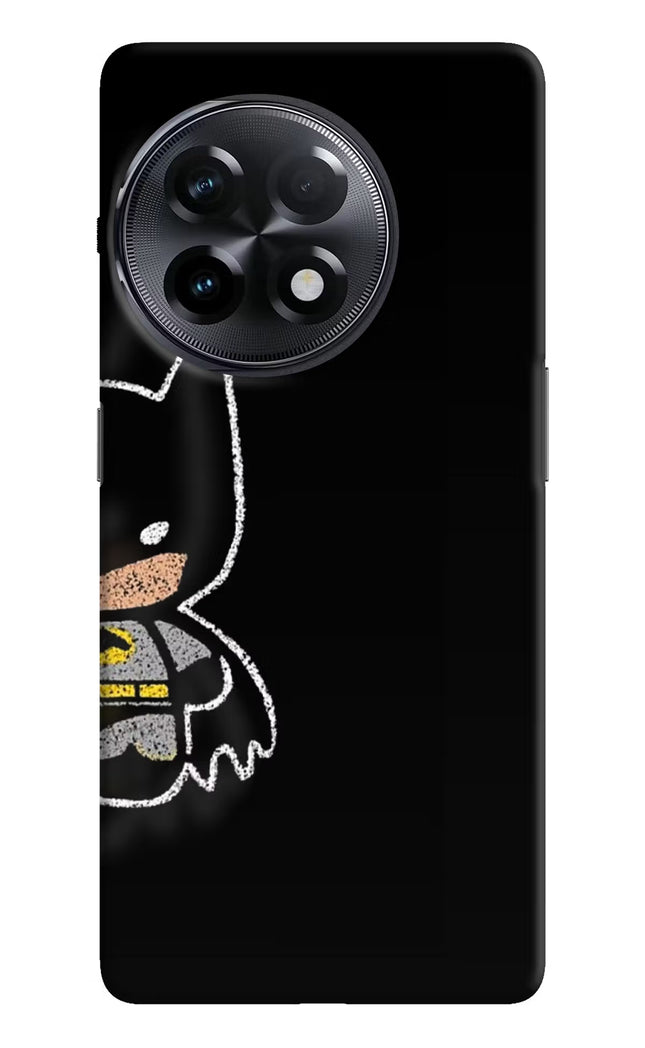 Bat Kitty OnePlus 11R Hard Case Back Cover by Casekaro