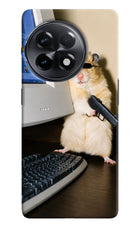 Hacker Hamster OnePlus 11R Hard Case Back Cover by Casekaro
