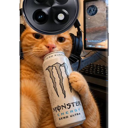 Gamer Cat Energy OnePlus 11R Hard Case Back Cover by Casekaro