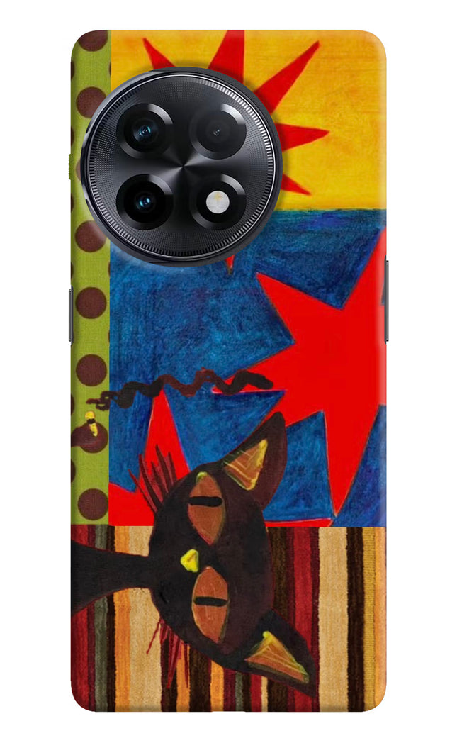Pop Cat OnePlus 11R Hard Case Back Cover by Casekaro