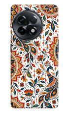 White Mayura OnePlus 11R Back Cover