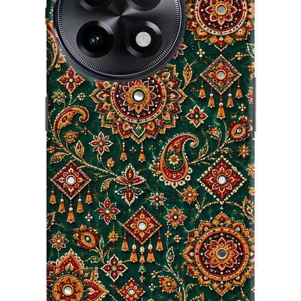Green Pataka OnePlus 11R Hard Case Back Cover by Casekaro