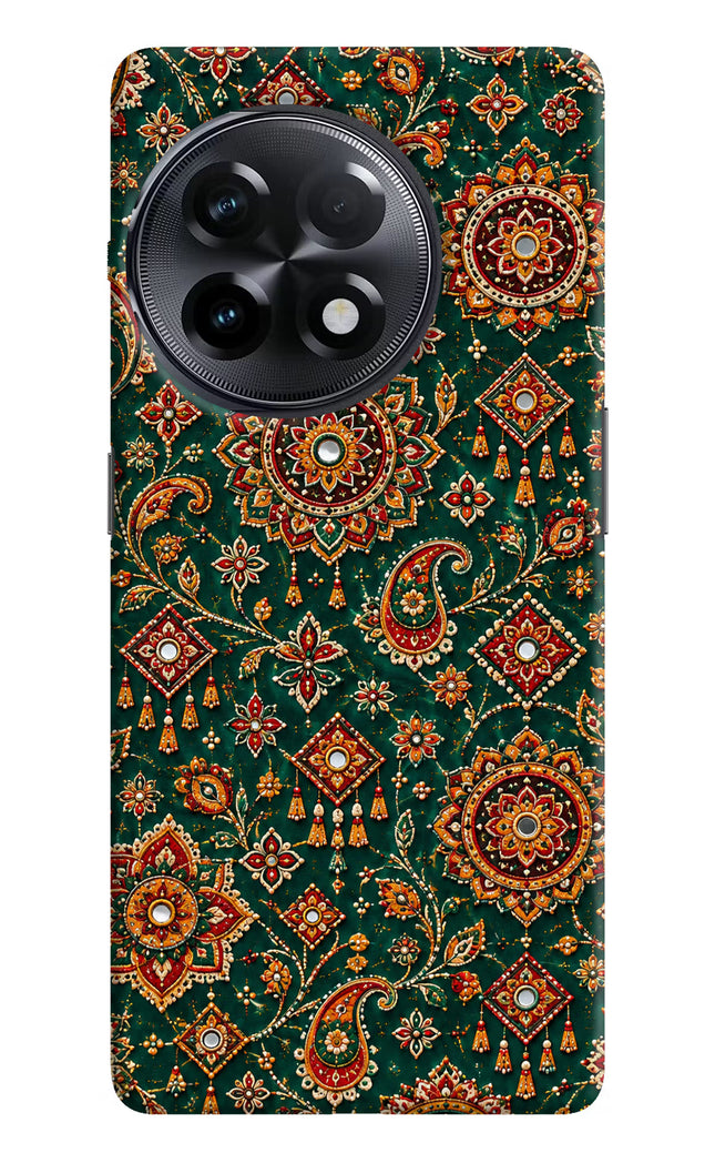 Green Pataka OnePlus 11R Hard Case Back Cover by Casekaro