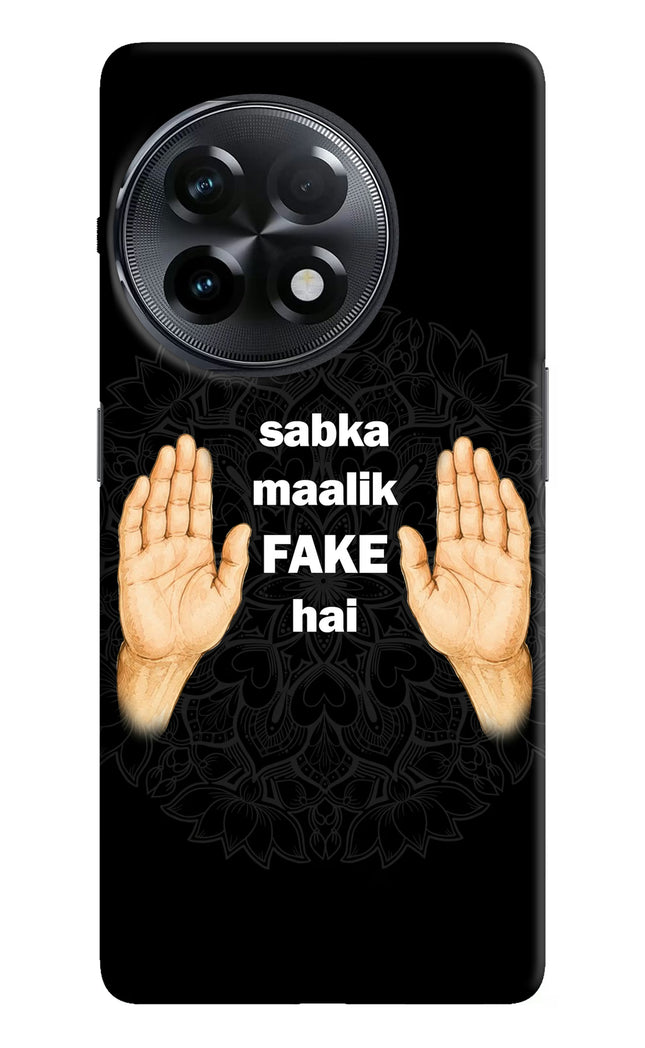 Sabka Malik Fake OnePlus 11R Hard Case Back Cover by Casekaro