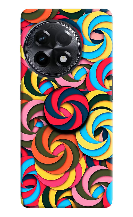 Spiral Pattern OnePlus 11R Pop Case by Casekaro