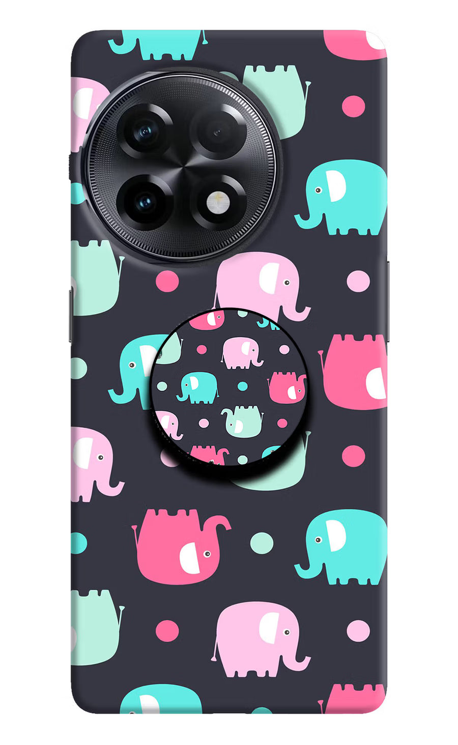 Baby Elephants OnePlus 11R Pop Case, Hard case