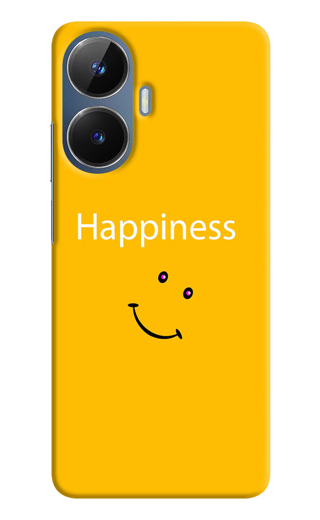 Happiness With Smiley Realme C55/N55 Hard Case Back Cover by Casekaro