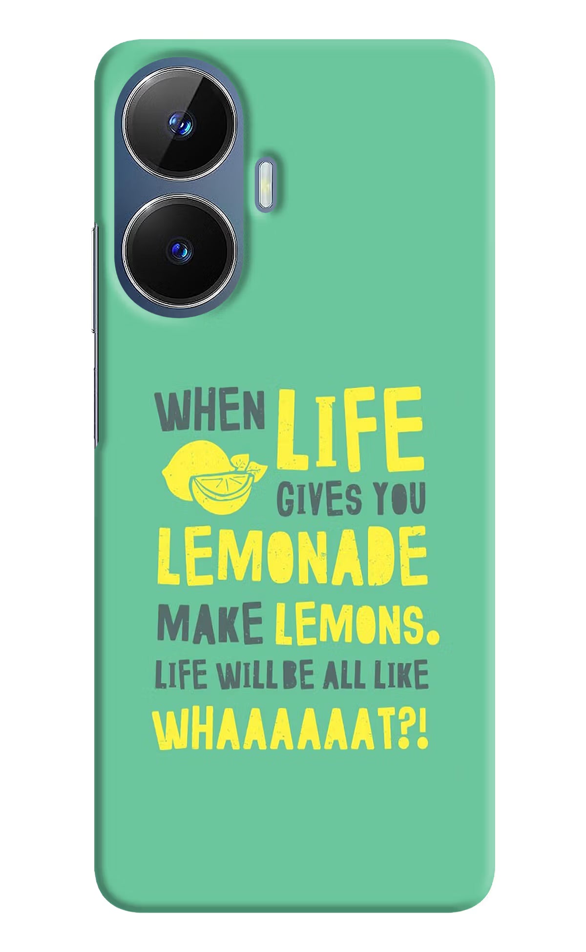 Quote Realme C55/N55 Hard Case Back Cover by Casekaro