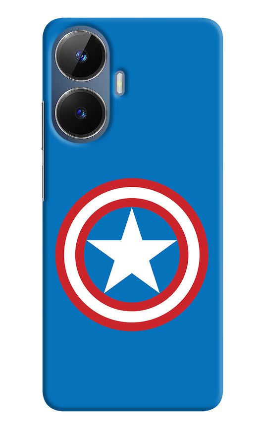 Captain America Logo Realme C55/N55 Hard Case Back Cover by Casekaro