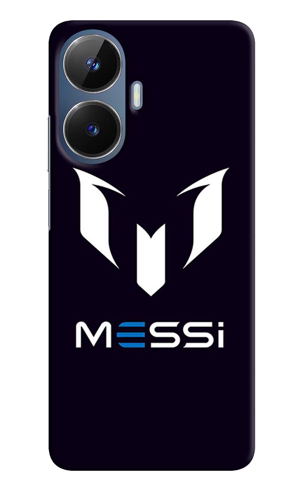 Messi Logo Realme C55/N55 Hard Case Back Cover by Casekaro
