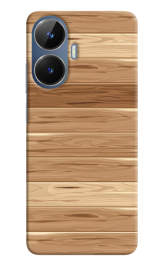 Wooden Vector Realme C55/N55 Hard Case Back Cover by Casekaro
