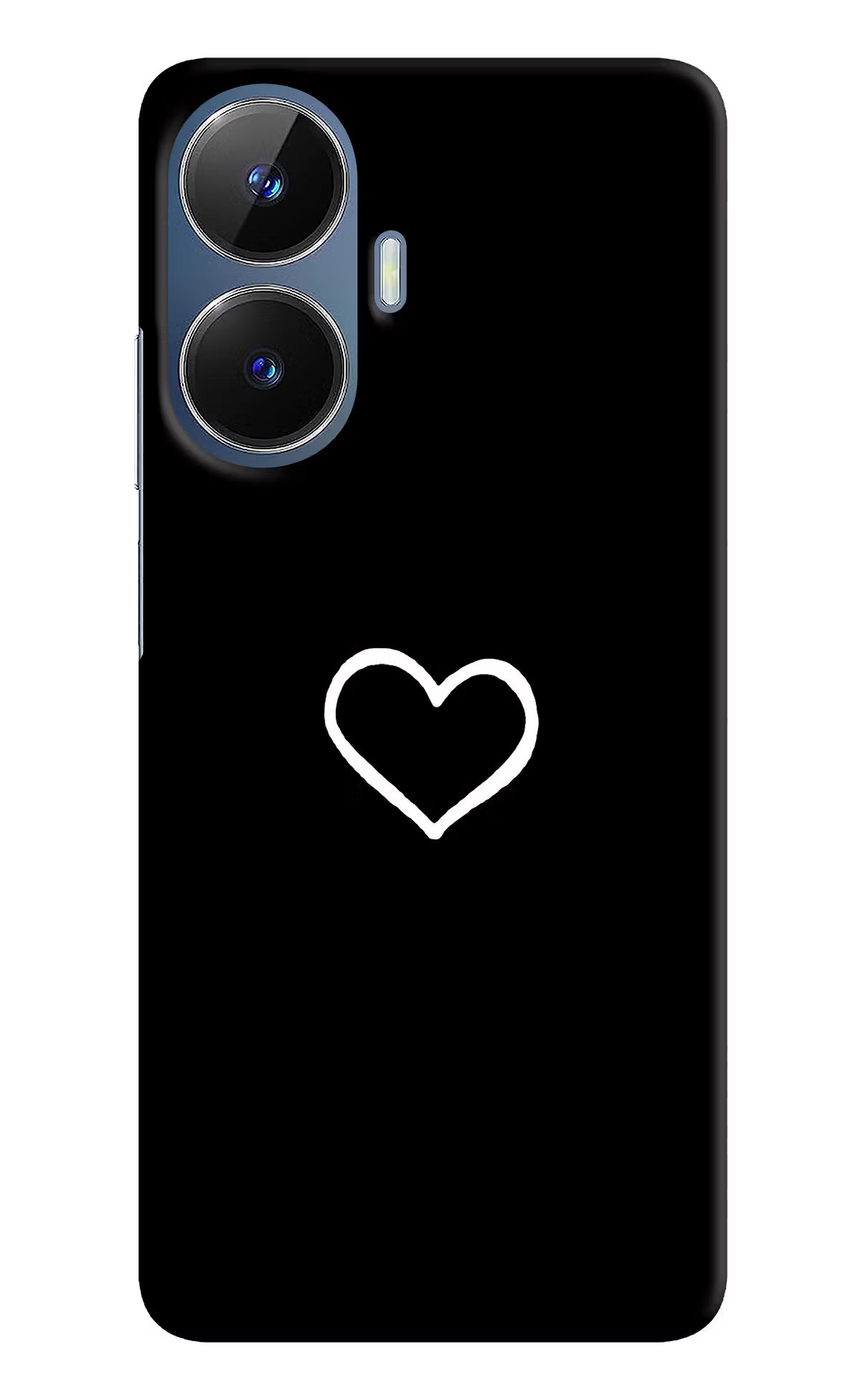 Heart Realme C55/N55 Hard Case Back Cover by Casekaro