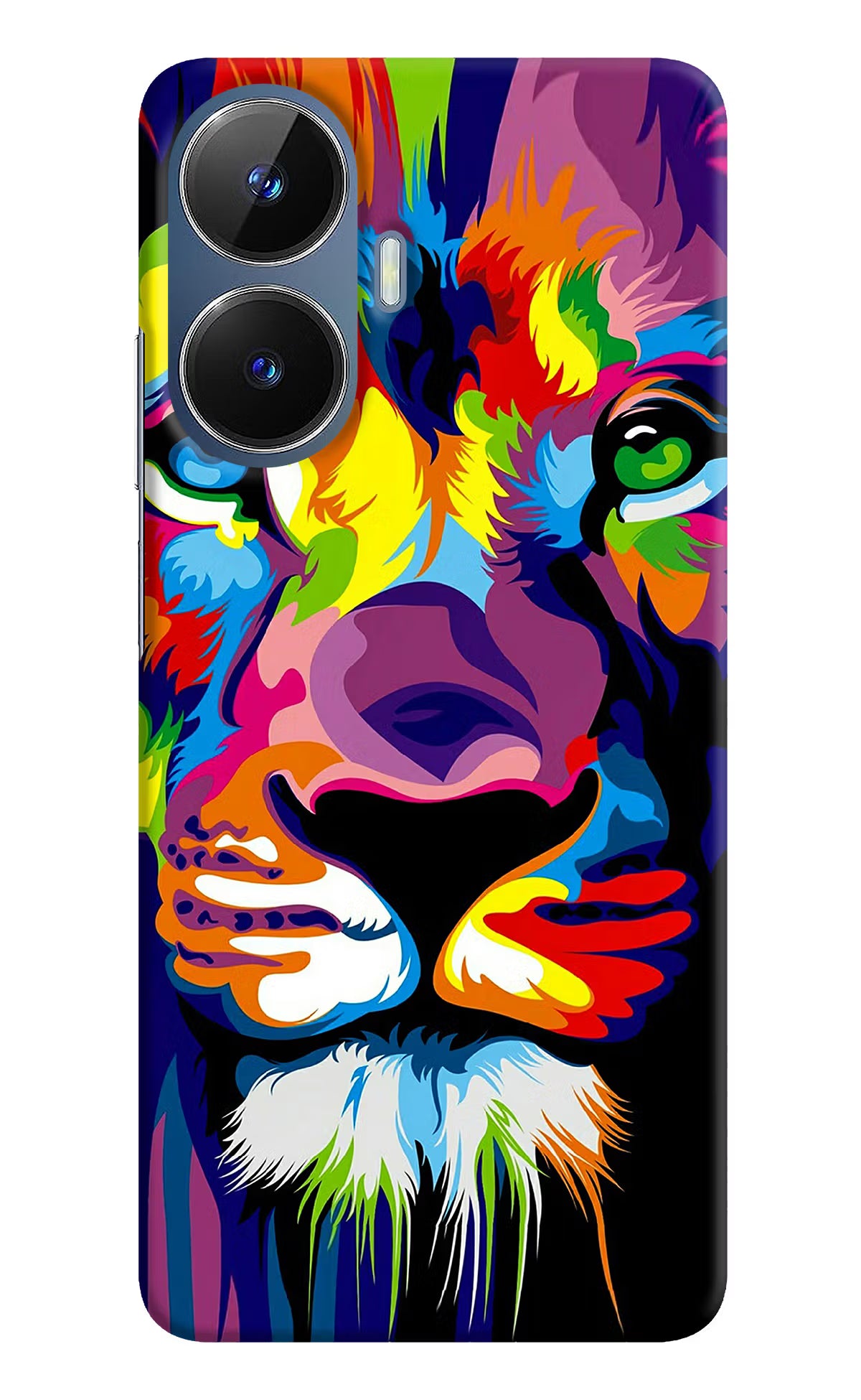 Lion Realme C55/N55 Hard Case Back Cover by Casekaro