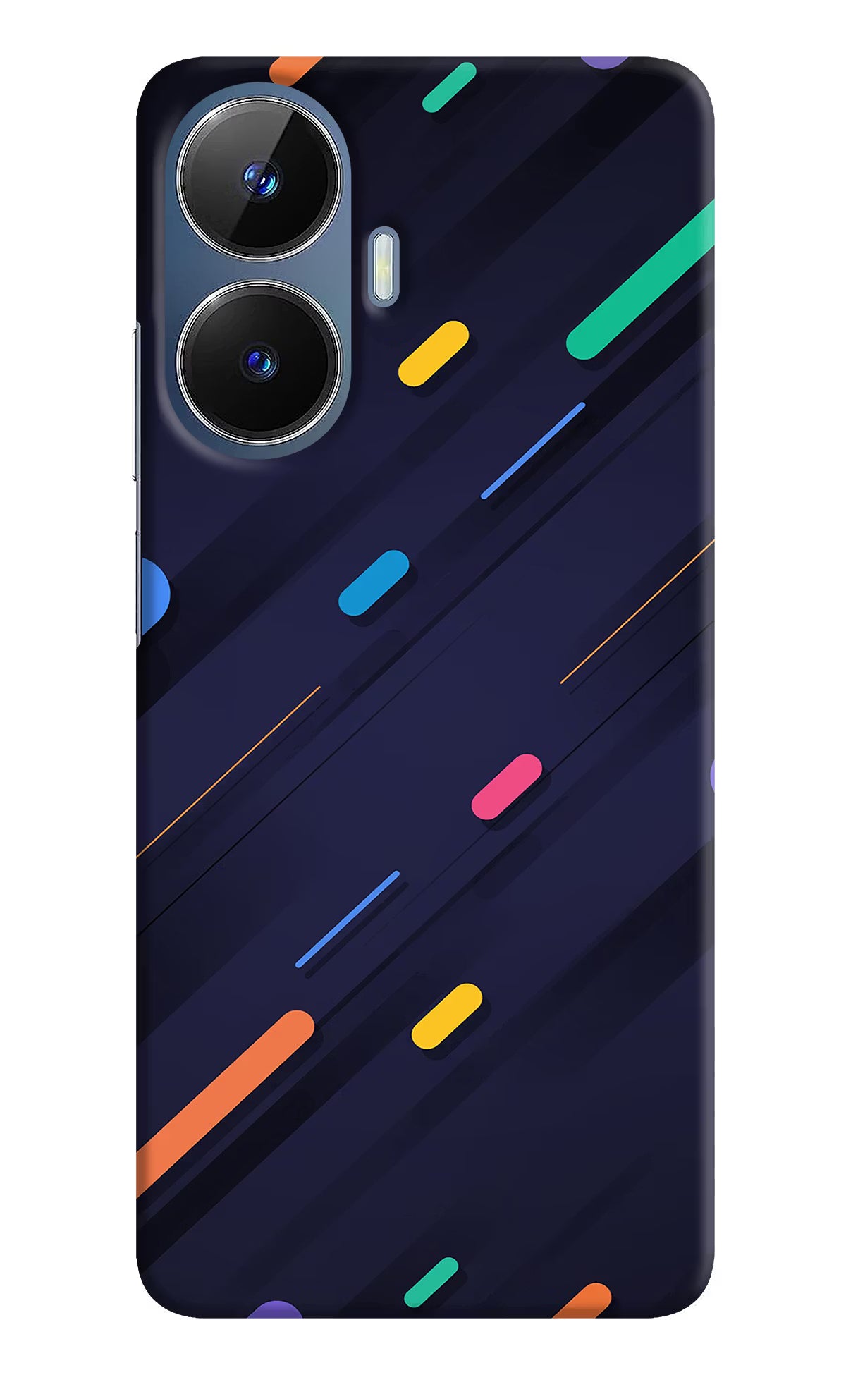Abstract Design Realme C55/N55 Hard Case Back Cover by Casekaro