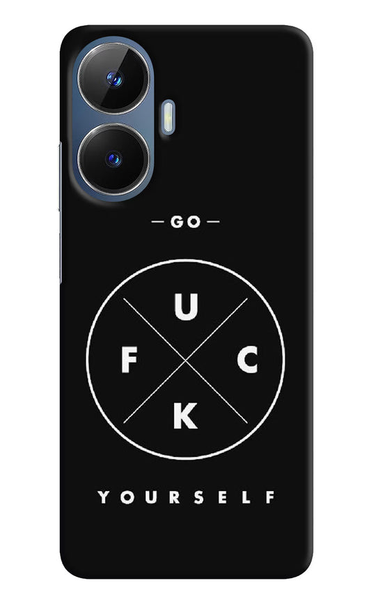 Go Fuck Yourself Realme C55/N55 Hard Case Back Cover by Casekaro