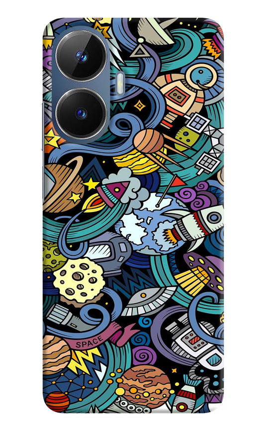 Space Abstract Realme C55/N55 Hard Case Back Cover by Casekaro
