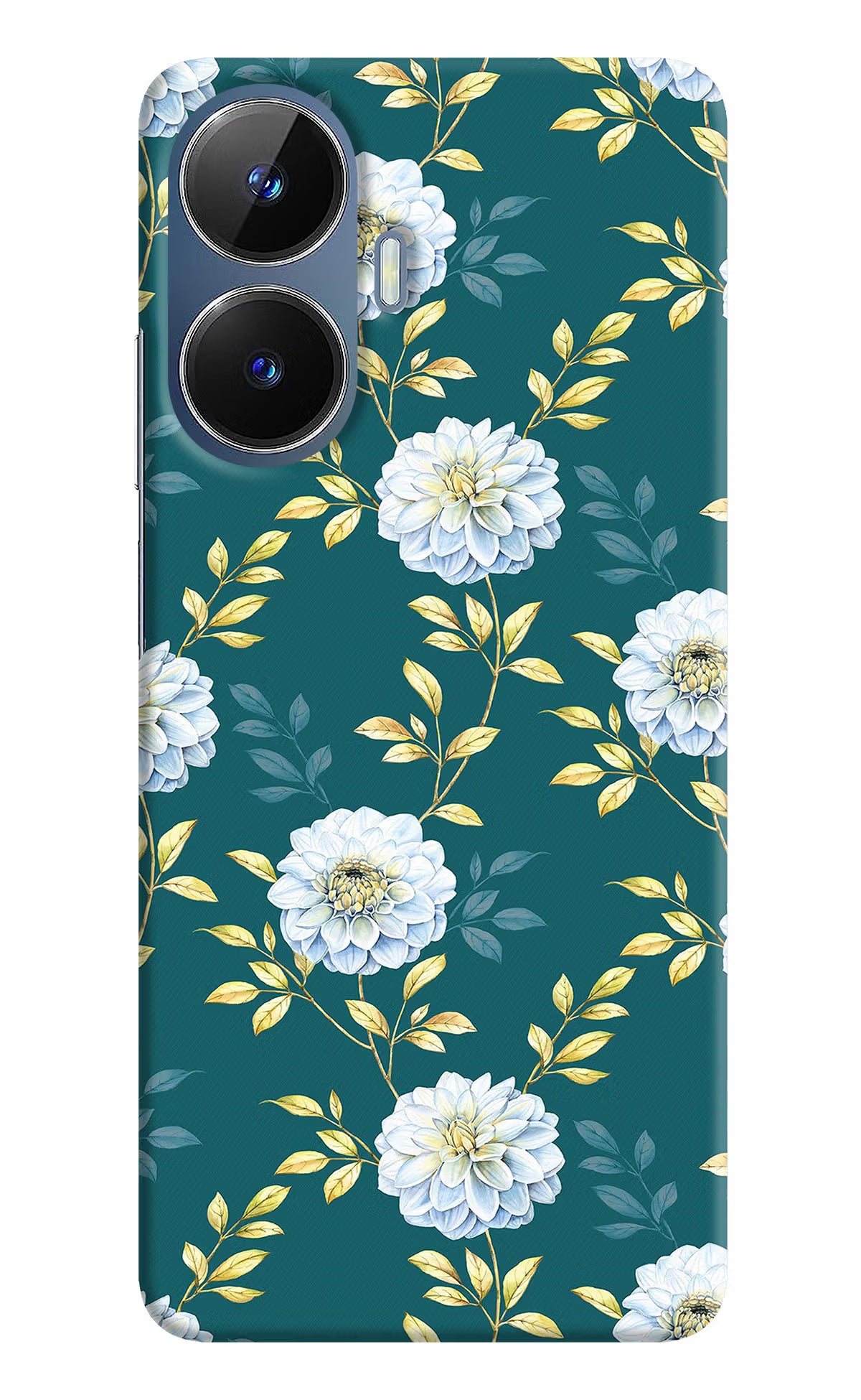 Flowers Realme C55/N55 Hard Case Back Cover by Casekaro