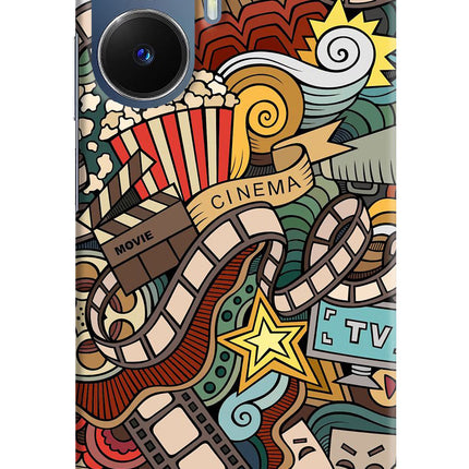 Cinema Abstract Realme C55/N55 Hard Case Back Cover by Casekaro