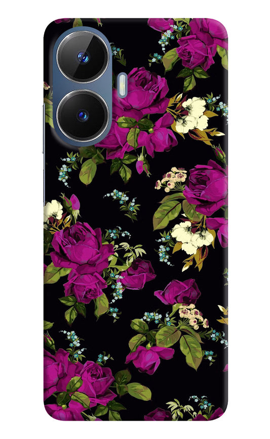 Flowers Realme C55/N55 Hard Case Back Cover by Casekaro