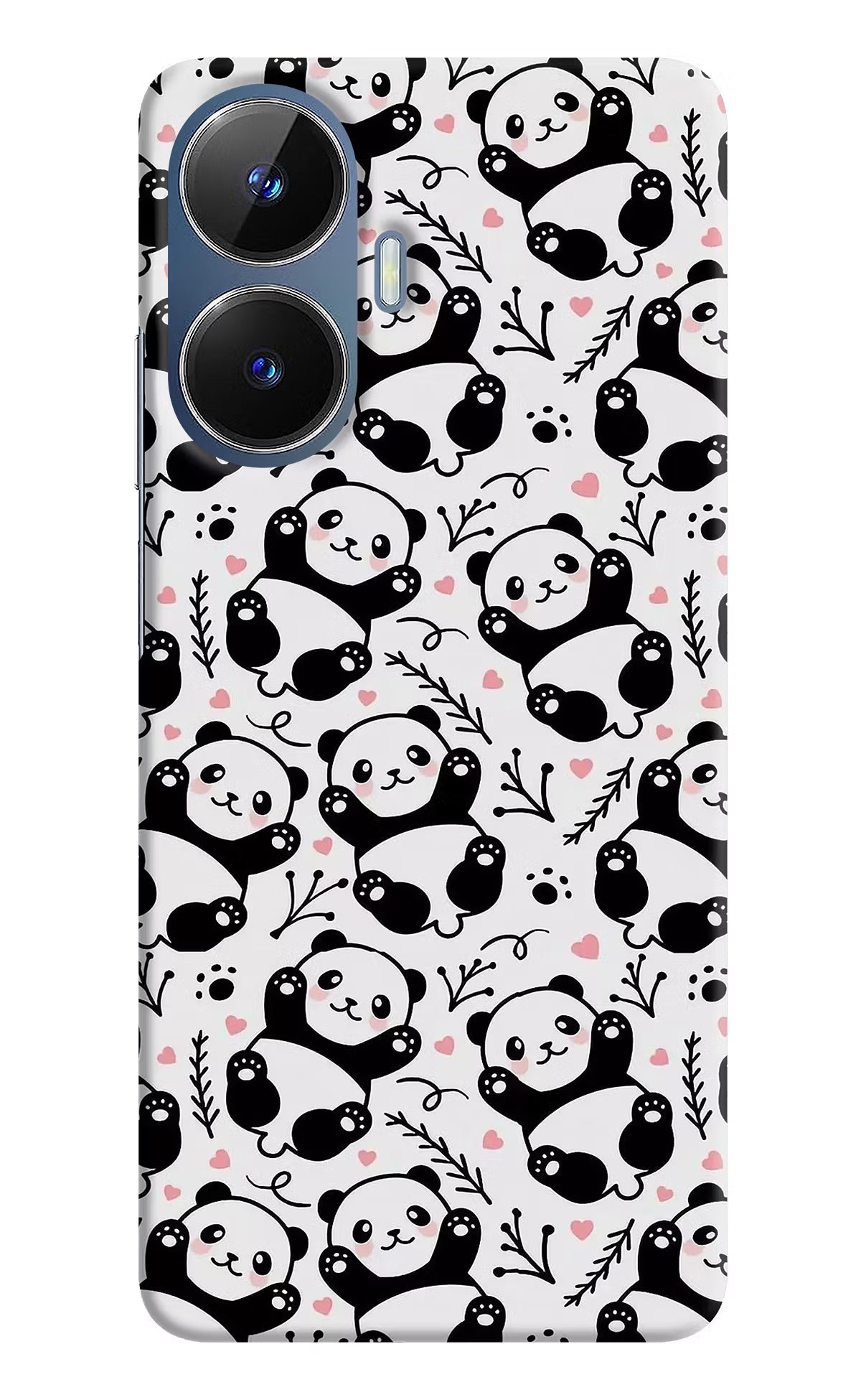 Cute Panda Realme C55/N55 Hard Case Back Cover by Casekaro
