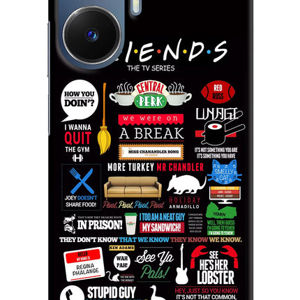 FRIENDS Realme C55/N55 Hard Case Back Cover by Casekaro