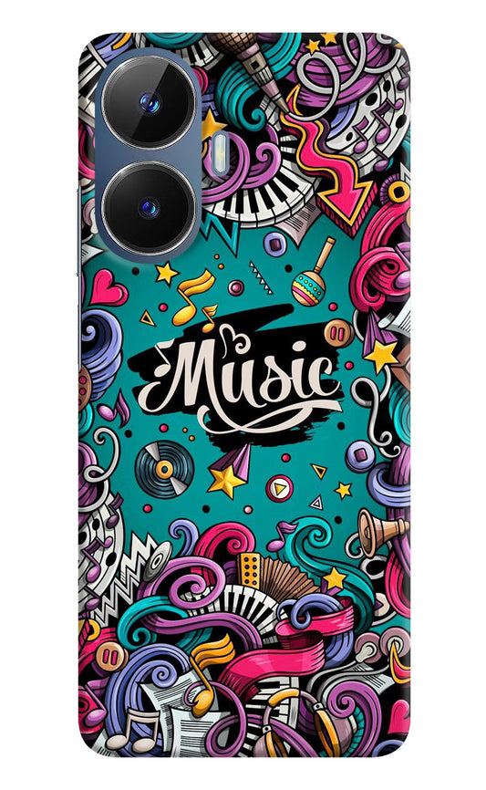 Music Graffiti Realme C55/N55 Hard Case Back Cover by Casekaro