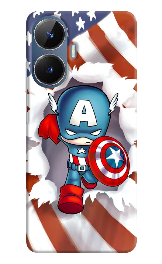 Captain America Realme C55/N55 Hard Case Back Cover by Casekaro