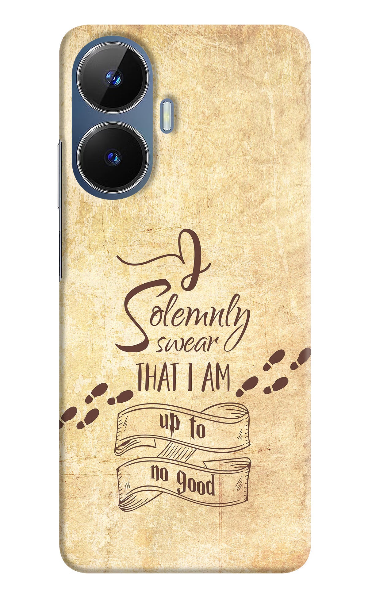 I Solemnly swear that i up to no good Realme C55/N55 Hard Case Back Cover by Casekaro