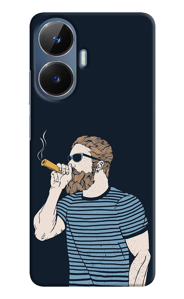 Smoking Realme C55/N55 Hard Case Back Cover by Casekaro