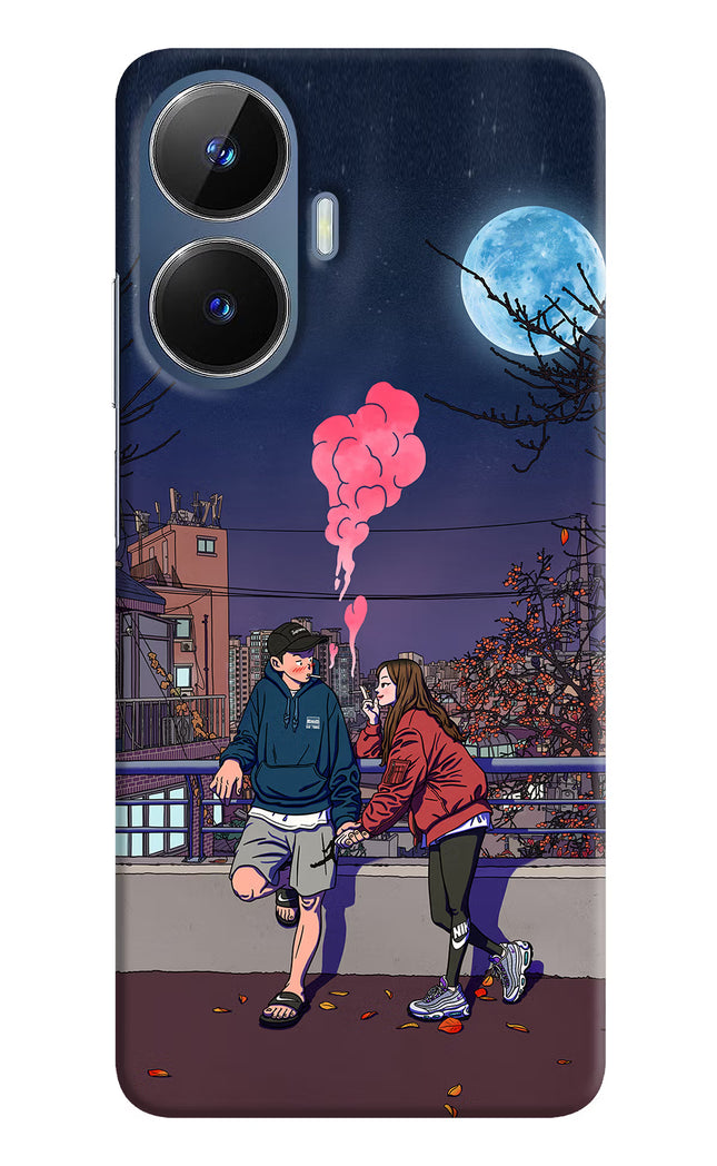 Chilling Couple Realme C55/N55 Hard Case Back Cover by Casekaro
